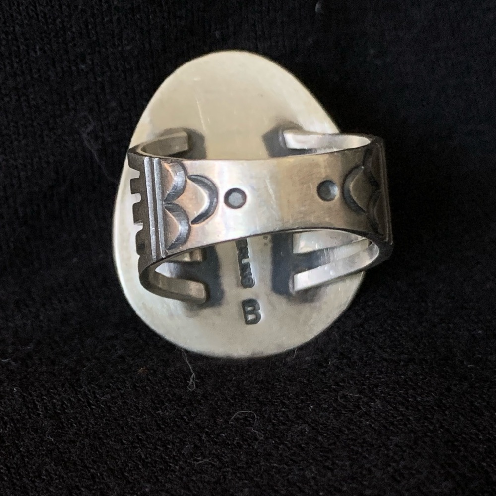 02. White Buffalo Silver Ring. - image 6